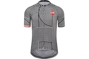 Coconut Ropamo CR Mens Cycling Jersey Short Sleeve Road Bike Shirt with 3+1 Zipper Pockets Breathable Quick Dry