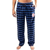 Ultra Game Men's NBA Official Sleepwear Super Soft Flannel Pajama Loungewear Pants