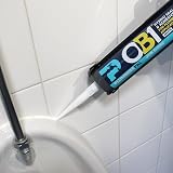 OB1 PlumbersPal White Sanitary Sealant & Adhesive - Mould Resistant - 290ml view 7