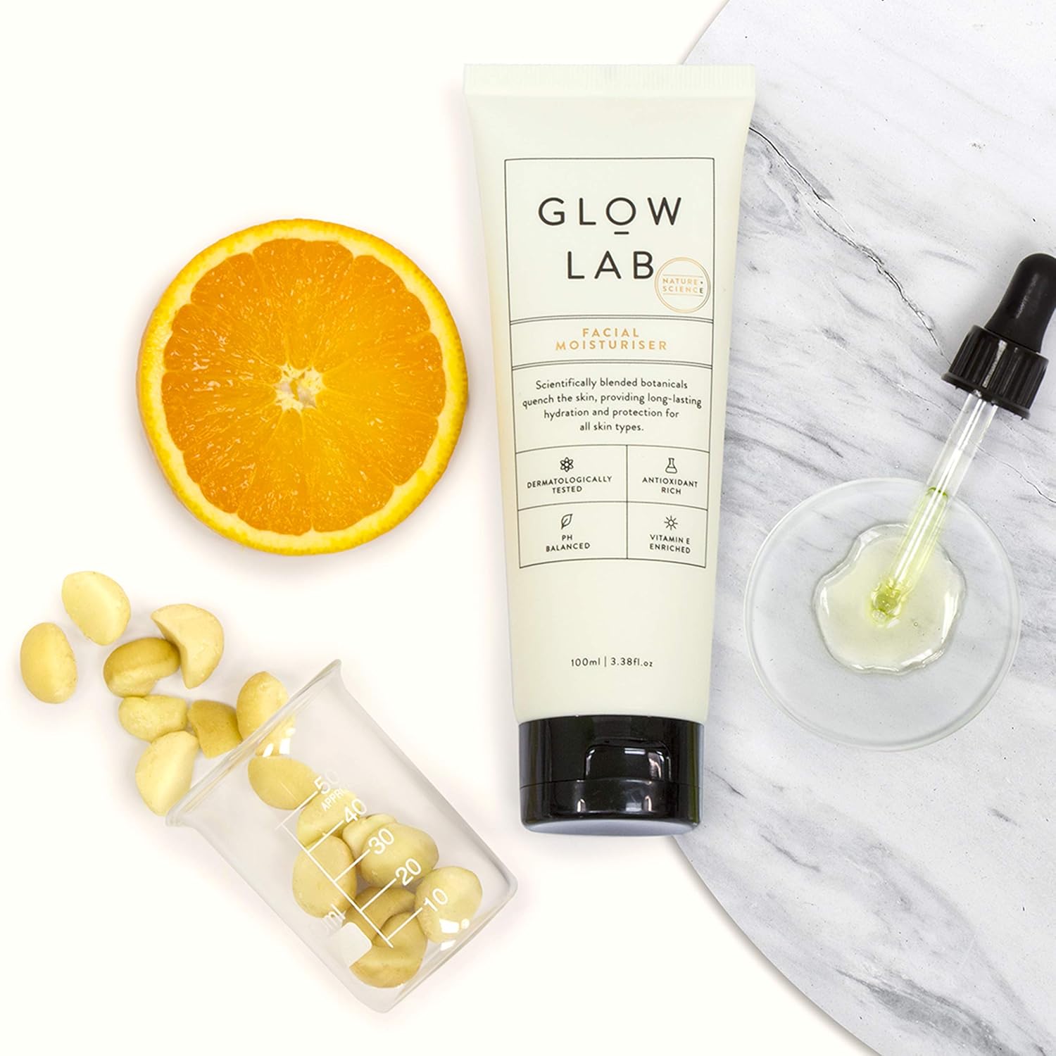 glow lab moisturiser