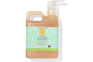 California Baby Calming Baby Shampoo + Baby Wash | 100% Plant-Based | Lavender Body Wash For Sensitive Skin | Hypoallergenic | 517 mL / 17.5 oz.