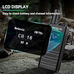 Retevis B3S Walkie Talkies,Portable Two-Way Radios