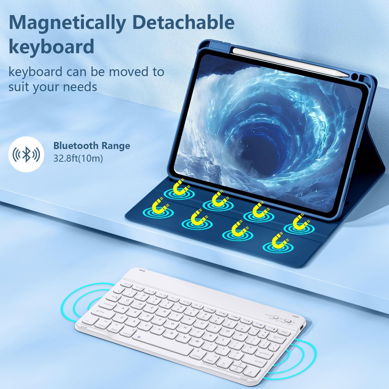 Wenlaty Keyboard Case for iPad Air 11-inch Case