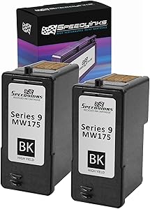 Speedy Inks Remanufactured Ink Cartridge Replacement for Dell MK992/ MW175 Series 9 High-Yield (Black, 2-Pack)