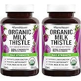 FarmHaven USDA Organic Milk Thistle Capsules | 30X Concentrated Seed Extract & 80% Silymarin Standardized - Supports Liver Function and Overall Health | Non-GMO | 240 Veggie Capsules