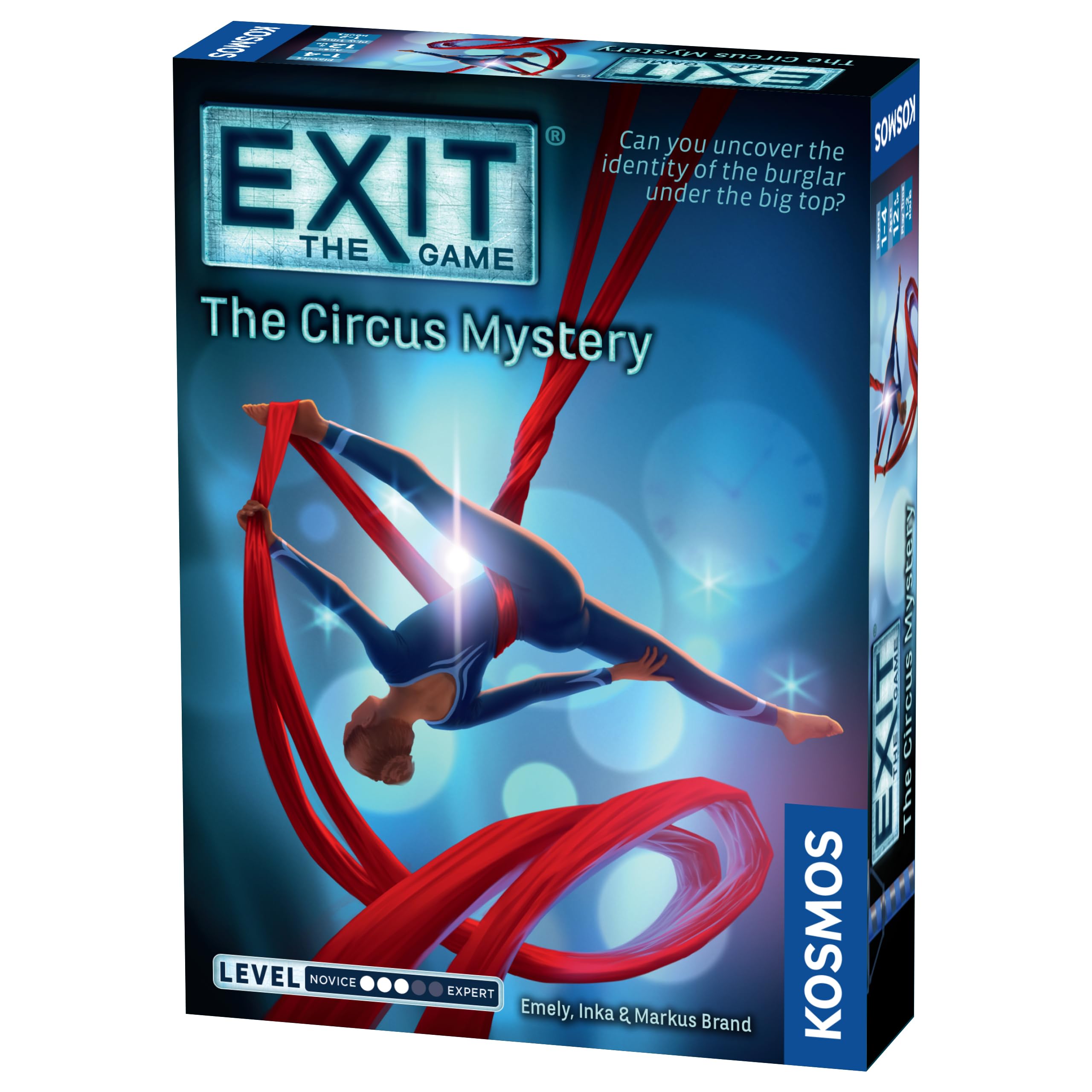 EXIT: The Circus Mystery | Interactive, Cooperative Escape Room Game, 1-4 Players, Puzzle and Crime Solving, Carnival, Age 12+, Kids and Adults, by Kosmos