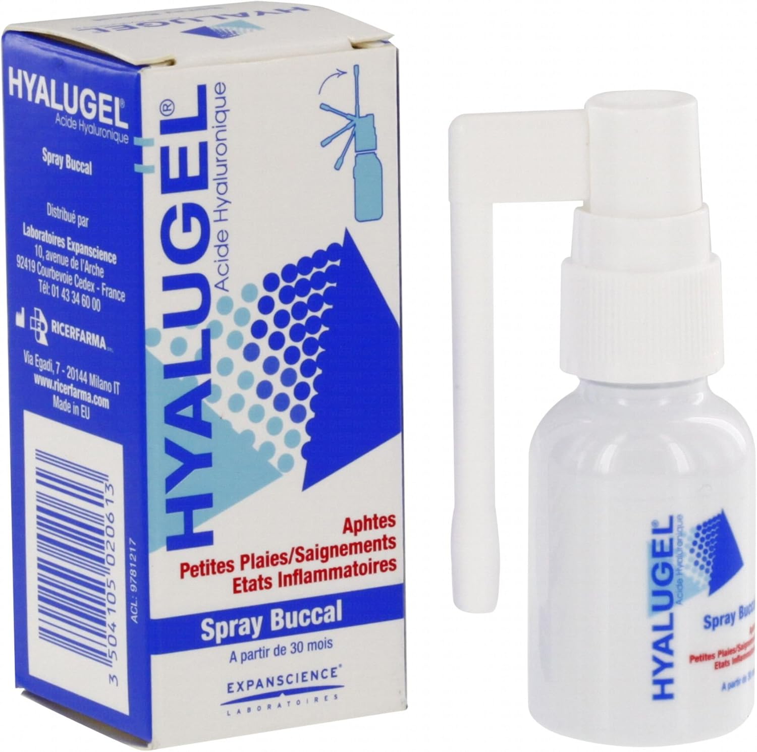 HYALUGEL Spray Buccal (20 ml): Health & Personal Care