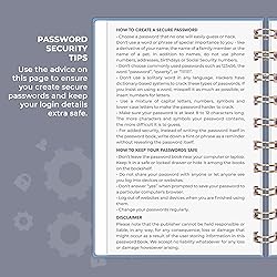 Clever Fox Password Book Spiral – Mini Internet