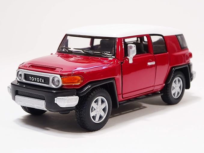 Amazon キンスマート トヨタ Fjクルーザー レッド 1 36 ミニカー Kt5343 ミニカー ダイキャストカー おもちゃ