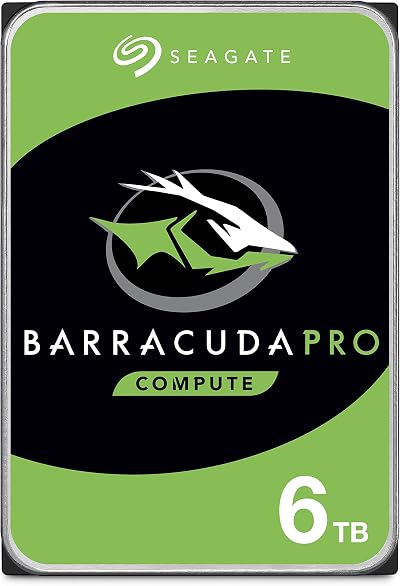 Seagate BarraCuda Pro 6 TB Internal 3.5 Inch SATA 6 Gb/s 7200 RPM