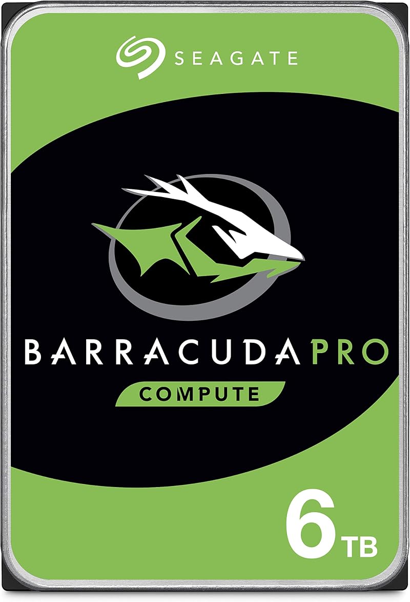 Seagate BarraCuda Pro 6 TB Internal 3.5 Inch SATA 6 Gb/s 7200 RPM