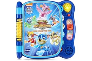 VTech PAW Patrol Mighty Pups Touch and Teach Word Book, Blue