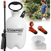 CHAPIN 20541 1-Gallon Foaming Pump Sprayer for Lawn &amp; Garden | Foaming spray improves coverage, while the 12-in wand and reinforced 34-in hose add reach around lawns and gardens