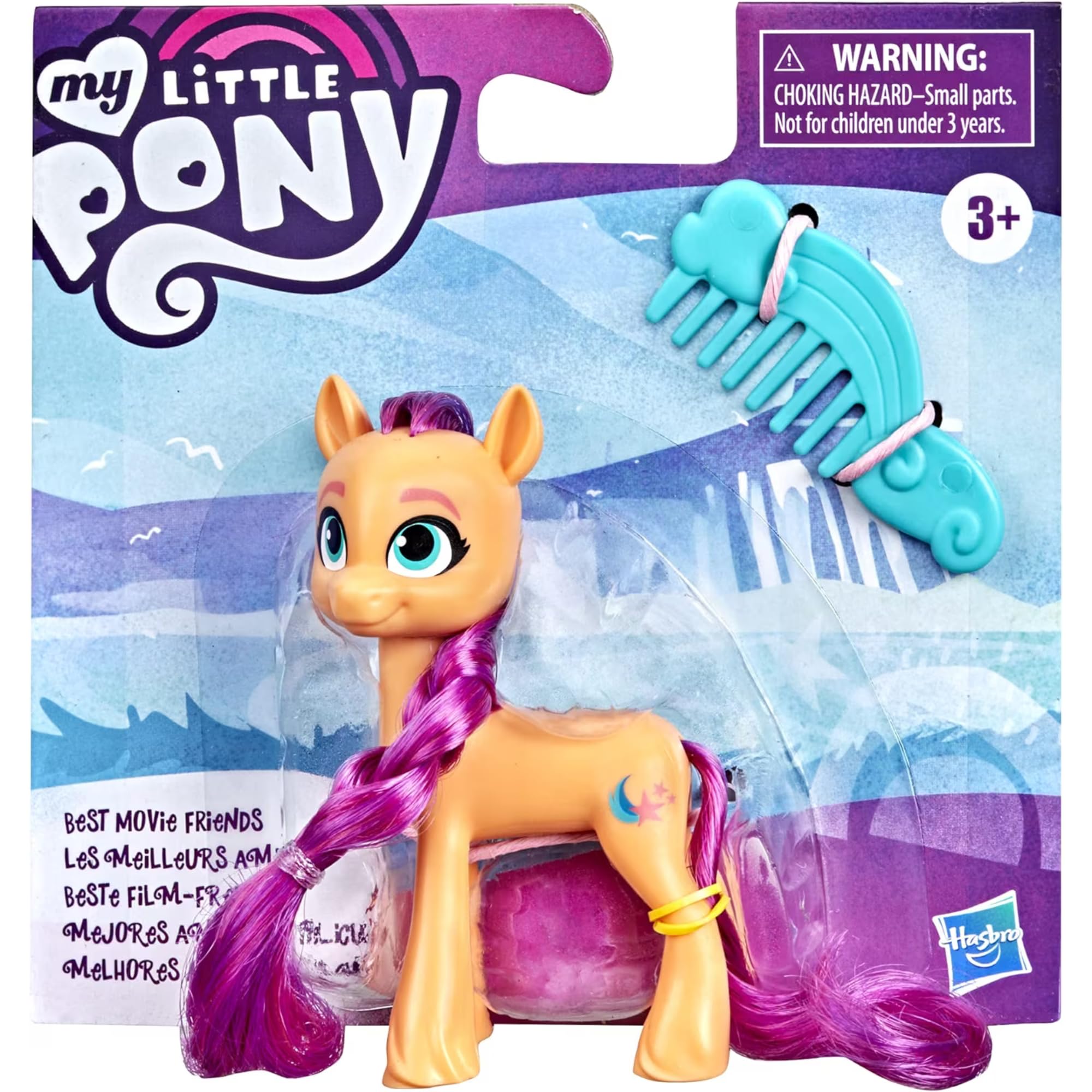 My Little Pony Best Movie Friends - Poseable Articulated Figures with Accessories - Sunny Starscout — image 1