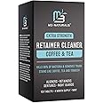 M3 Naturals Coffee and Tea Retainer Cleaner Tablets, FSA HSA Approved, Removes Odors, Stains, and Plaque, 4-Month Supply, Denture Cleanser for Caffeine Enthusiasts