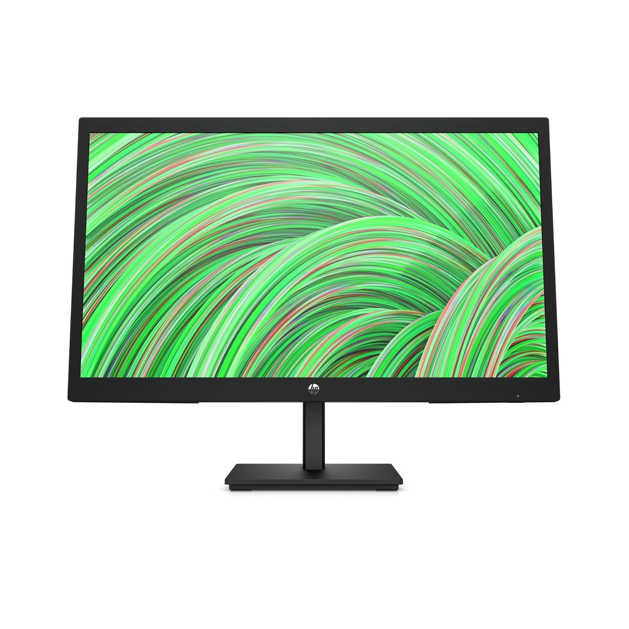 HP V22v G5 Monitor da 22", FHD, 16:9, Antiriflesso, Pannello VA da 75Hz, Tempo di Risposta 5 ms, Reclinabile, VESA 10x10 cm, AMD FreeSync, 200 Nits, Modalità Low Blue Light, VGA, HDMI 1.4, Nero