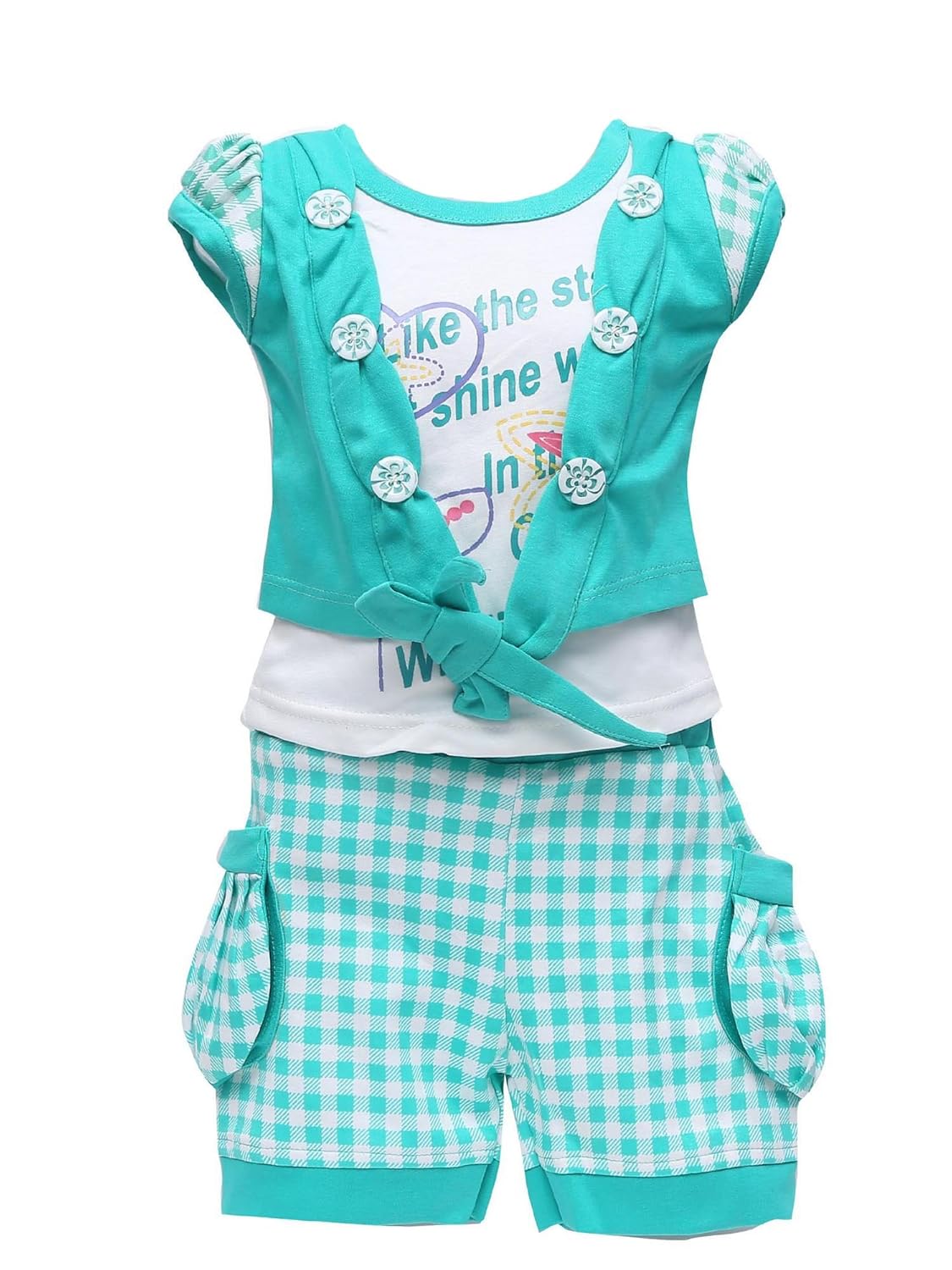baby girl top and shorts set