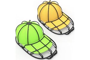 FEIGER Baseball Hat Washer Cage, Hat Cleaners for Dishwasher Washing Machine, Fit for Adult/Kid's Hat Washer Frame Cage, Hat Protector Racks, Black