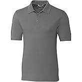 Cutter & Buck Mens 35+UPF, Short Sleeve Cotton+ Advantage Polo Shirt
