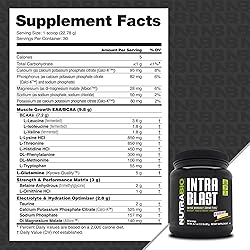 NutraBio Intra Blast and Pre-Workout Powder