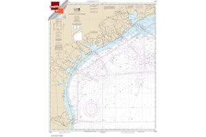 Paradise Cay Publications, Inc. NOAA Chart 11300: Galveston to Rio Grande 21.00 x 26.44 (Small Format Waterproof)