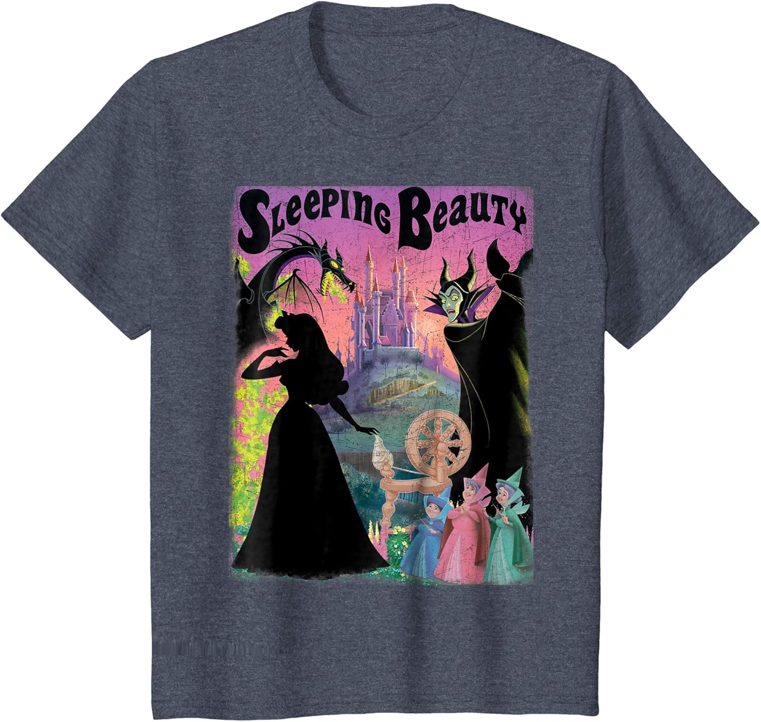 Disney Sleeping Beauty Aurora Maleficent Poster TShirt