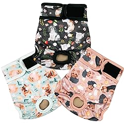 Grecle Dog Diapers Female(3 Pack) - No Leak
