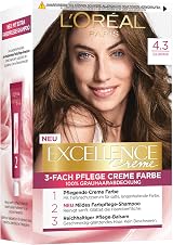 L'Oréal Paris Excellence 4.3 Golden Brown Hair Colour 3 x 268 g view 6
