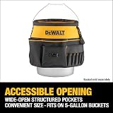 DeWalt Bucket Tool Organizer 37 Pockets Loops ToughCase Pocket view 4