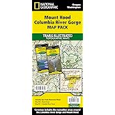 Mount Hood, Columbia River Gorge [Map Pack Bundle] (National Geographic Trails Illustrated Map)