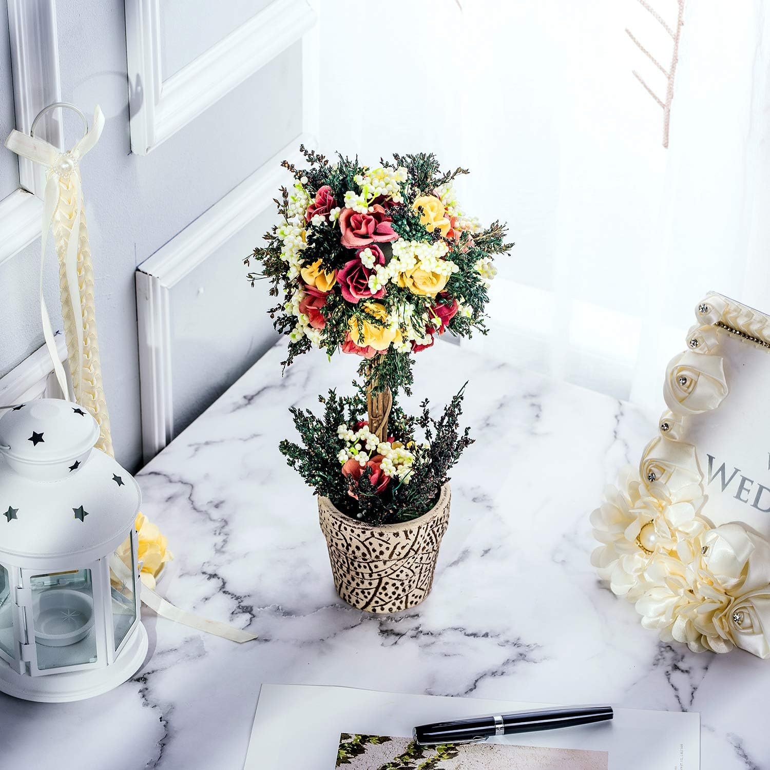 Best Floral Dining Table Centerpiece Yellow