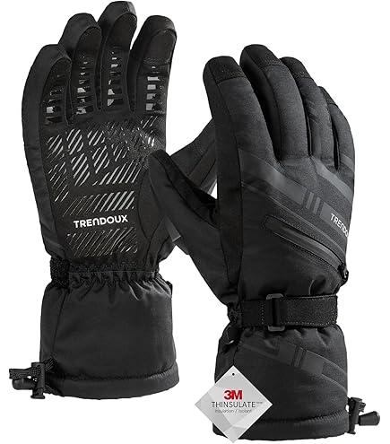 SEALSKINZ Kelling Gants imperméables et isolants Gants Thermique pour homme Noir Taille L, Noir