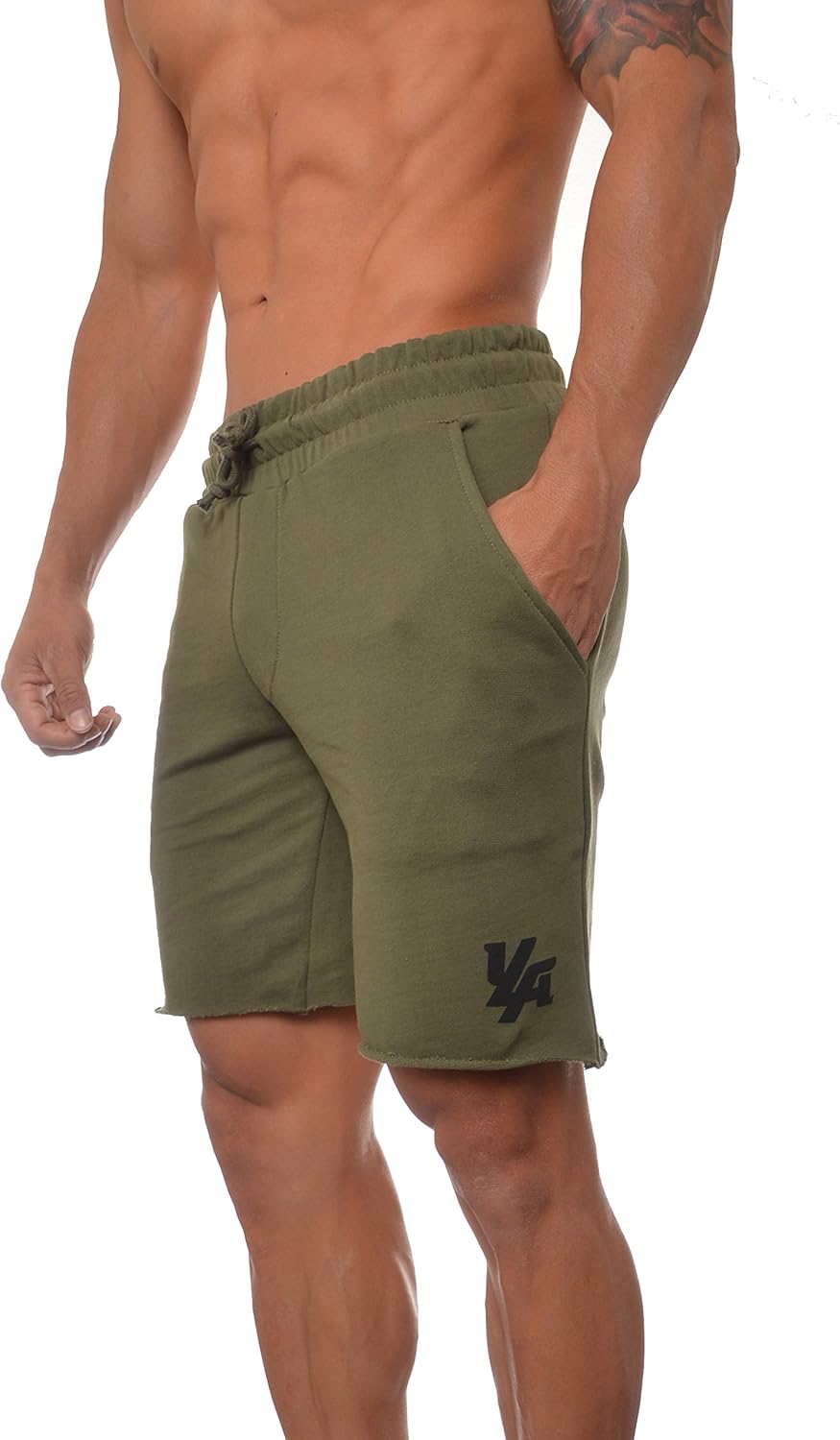 YoungLA Gym Shorts for Men French Terry Cotton Workout