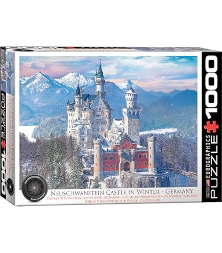 Puzzle Da 1000 Pezzi Più Piccolo Del Mondo - Castello Di Neuschwanstein - 6