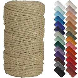 NOANTA Khaki Macrame Cord 4mm x 109yards, Colored