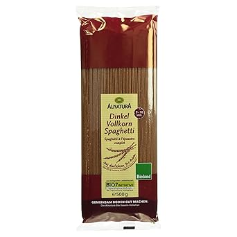 Alnatura Bio Dinkel Vollkornnudeln Spaghetti, 500 g