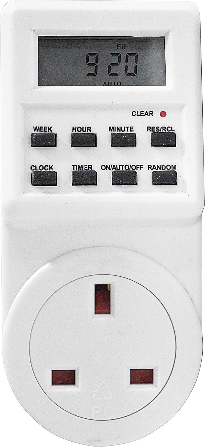 Eagle Digital Energy Saving Plug in 230V 13A 7 Day Timer Switch with 10 Programmes - Image 3