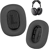 Ear Cushions for AirPods Max Headphone - Upgraded Mesh Earpads Replacement Compatible for Apple AirPods Max with Silicone Layer, Magnet, Memory Foam and Noise Isolation (Space Gray)
