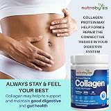 NutraBytes Marine Collagen Powder 10000mg Unflavoured Type 1 & 3 Kosher Halal view 5