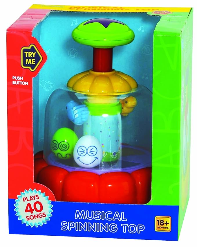 megcos Musical Spinning Top Toys & Games