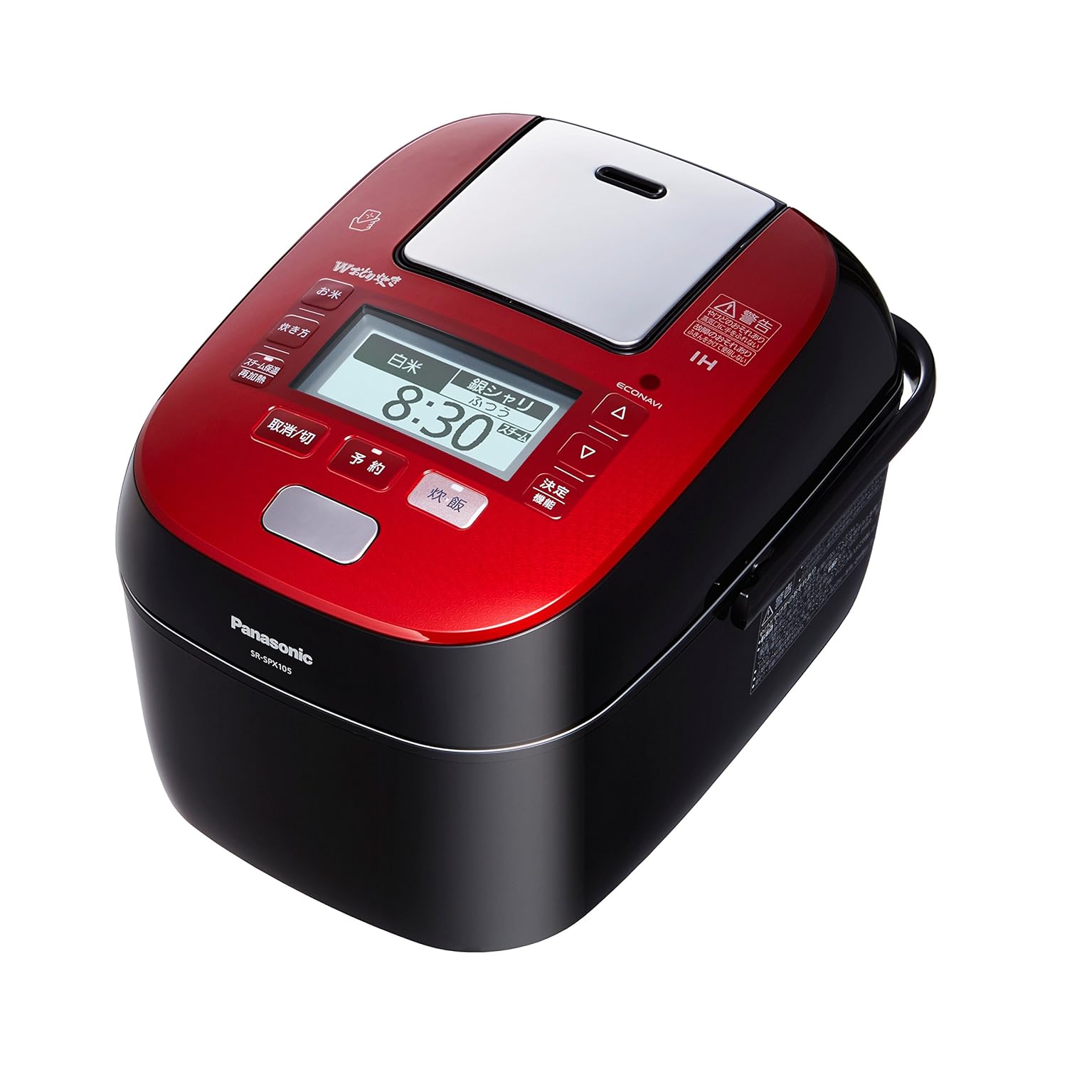 Panasonic W dance cook steam and variable pressure IH jar rice machine 1.0L 0.5 ~ 5.5 Go Rouge Black SR-SPX105-RK