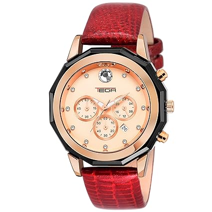 T02402-RED 2X Chronograph Elegance Watch - for Women