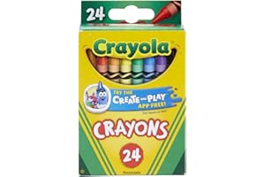 Crayola Crayons 24 Colors (Pack of 4)