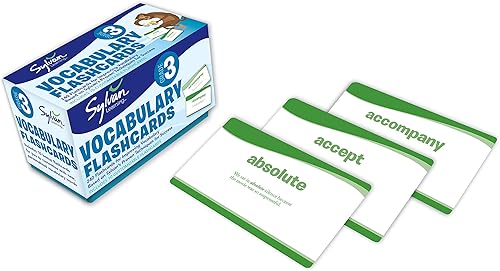 Download 3rd Grade Vocabulary Flashcards: 240 Flashcards for Improving Vocabulary Based on Sylvan's Proven Techniques for Success PDF