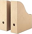 IKEA Zeitschriftensammler "KNUFF" HolzAufbewahrungsbox im 2er Set