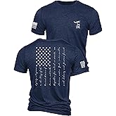 Nine Line Pledge of Allegiance Shirt, Patriotic T-Shirts for Men, American Flag Military T Shirt, Freedom USA Veteran Apparel