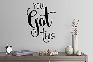 WALLPRESSIONS 30"x24" You Got This Success Work Out Gym Fitness Wall Decal Sticker Art Mural Home Decor