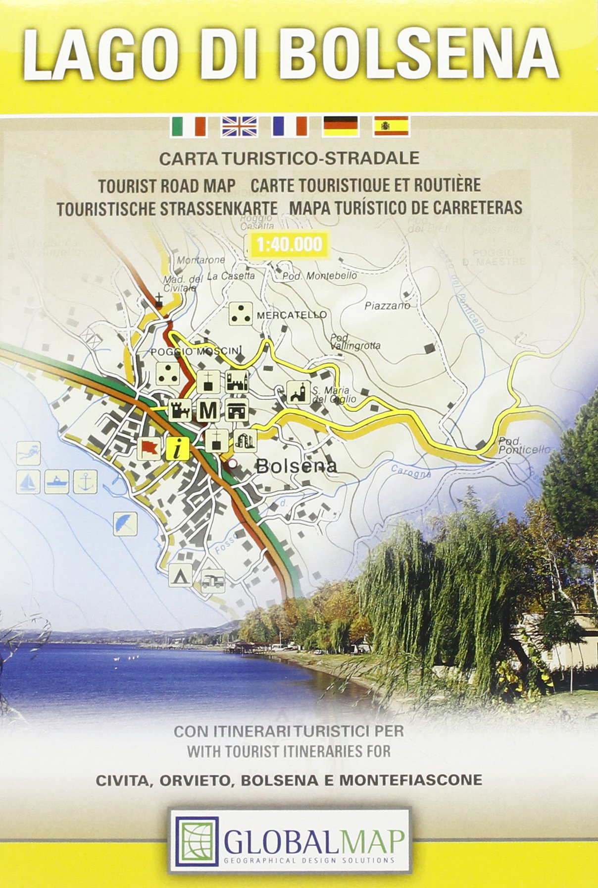 Lago Di Bolsena 1 40000 9788879143486 Amazoncom Books