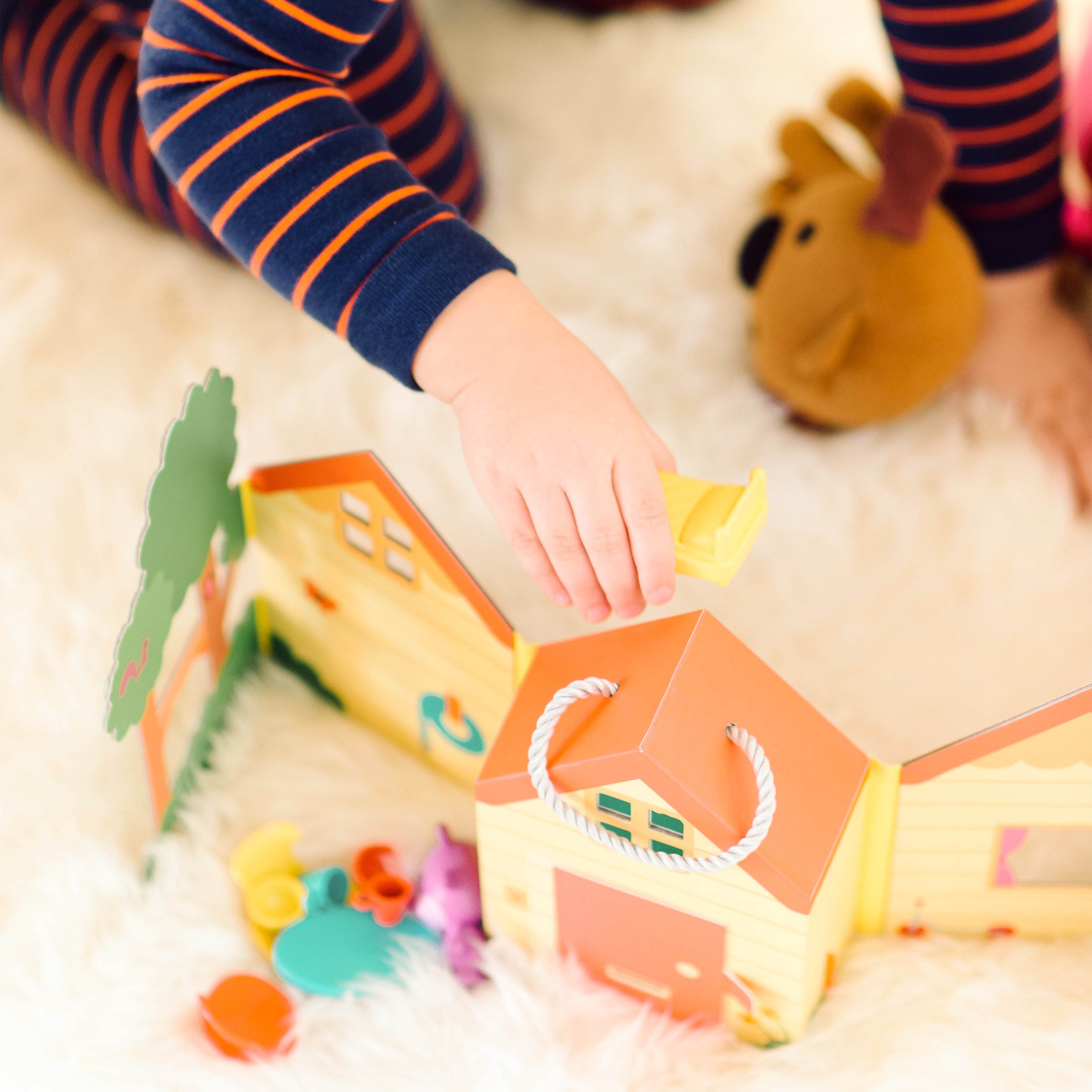 Sago Mini Jinja's House Portable Playset, For Ages 3 & Up, 2018