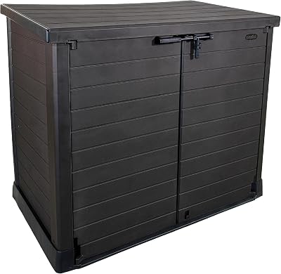 Duramax Cedargrain StoreAway 1200L Plastic Garden Storage Shed Brown